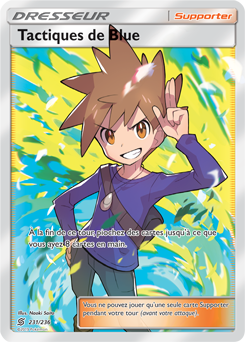 Carte Pokémon Dresseur Full Art Tactiques de Blue 231/236 de la série Harmonie des Esprits