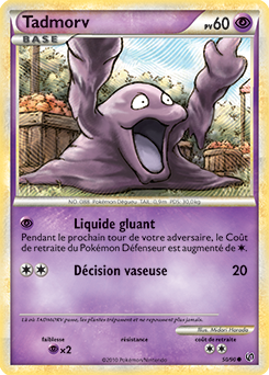 Carte Pokémon Commune Tadmorv 50/90 de la série Indomptable