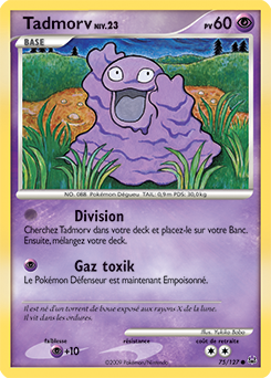 Carte Pokémon Tadmorv 75/127 de la série Platine en vente au meilleur prix