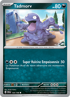 Carte Pokémon Tadmorv 126/198 de la série Écarlate et Violet en vente au meilleur prix