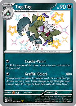 Carte Pokémon Tag-Tag 190/91 de la série Destinées de Paldea en vente au meilleur prix