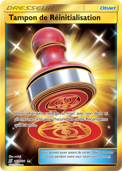 Carte Pokémon Objet Gold SL Tampon de Réinitialisation 253/236 de la série Harmonie des Esprits