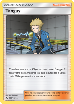 Carte Pokémon Peu commune Tanguy 135/156 de la série Ultra Prisme