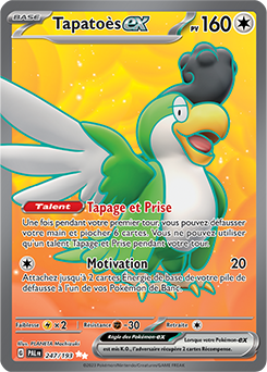 Carte Pokémon Tapatoès ex 247/193 de la série Évolutions à Paldea en vente au meilleur prix