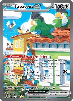 Carte Pokémon Tapatoès ex 264/193 de la série Évolutions à Paldea en vente au meilleur prix