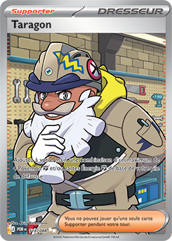 Carte Pokémon Ultra rare Taragon 116/88 de la série Équilibre Parfait