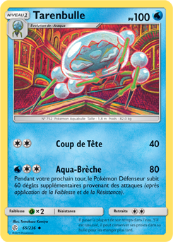 Carte Pokémon Tarenbulle 65/236 de la série Éclipse Cosmique en vente au meilleur prix