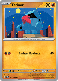 Carte Pokémon Tarinor 37/88 de la série Équilibre Parfait en vente au meilleur prix