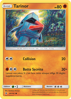 Carte Pokémon Tarinor 69/145 de la série Gardiens Ascendants en vente au meilleur prix