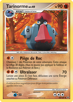 Carte Pokémon Tarinorme 60/127 de la série Platine en vente au meilleur prix