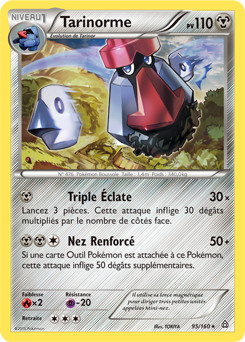 Carte Pokémon Rare Tarinorme 95/160 de la série Primo Choc