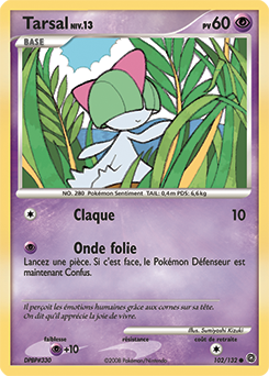 Carte Pokémon Commune Tarsal 102/132 de la série Merveilles Secrètes