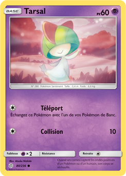 Carte Pokémon Tarsal 80/236 de la série Éclipse Cosmique en vente au meilleur prix