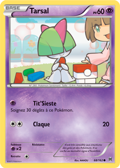 Carte Pokémon Tarsal 68/162 de la série Impulsion Turbo en vente au meilleur prix