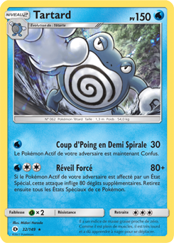 Carte Pokémon Tartard 32/149 de la série Soleil & Lune en vente au meilleur prix