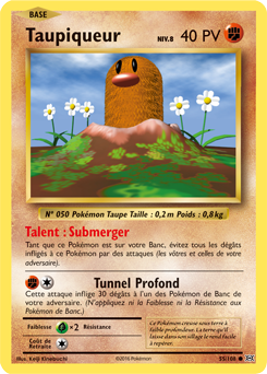 Carte Pokémon Taupiqueur 55/108 de la série Évolutions en vente au meilleur prix