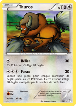 Carte Pokémon Tauros 57/83 de la série Générations en vente au meilleur prix