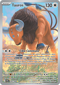 Carte Pokémon Tauros 96/86 de la série Chaos Ascendant en vente au meilleur prix