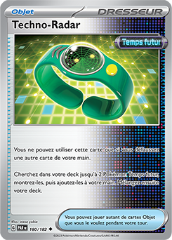 Carte Pokémon Peu commune Techno-Radar 180/182 de la série Faille Paradoxe