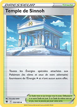 Carte Pokémon Temple de Sinnoh 155/189 de la série Astres Radieux en vente au meilleur prix