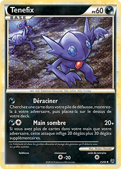 Carte Pokémon Peu commune Tenefix 35/90 de la série Indomptable