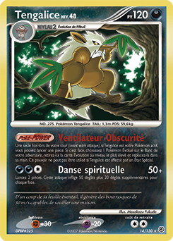 Carte Pokémon Holographique Rare Tengalice 14/130 de la série Diamant & Perle