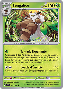 Carte Pokémon Tengalice 5/162 de la série Forces Temporelles en vente au meilleur prix