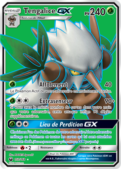 Carte Pokémon Tengalice GX 152/168 de la série Tempête Céleste en vente au meilleur prix