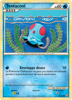 Carte Pokémon Commune Tentacool 80/102 de la série Triomphe