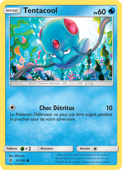 Carte Pokémon Commune Tentacool 23/145 de la série Gardiens Ascendants