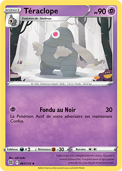 Carte Pokémon Téraclope 061/172 de la série Stars Étincelantes en vente au meilleur prix