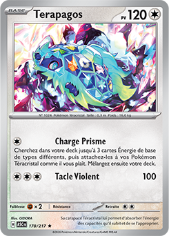 Carte Pokémon Terapagos 178/217 de la série Héros Transcendants en vente au meilleur prix