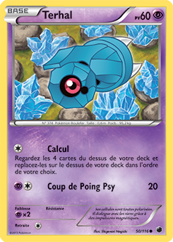 Carte Pokémon Terhal 50/116 de la série Glaciation Plasma en vente au meilleur prix