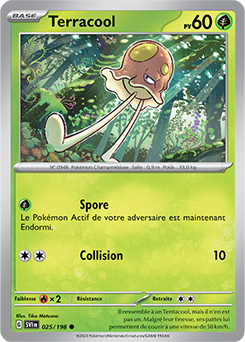 Carte Pokémon Terracool 025/198 de la série Écarlate et Violet en vente au meilleur prix