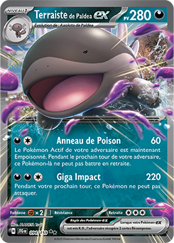 Carte Pokémon Double rare Terraiste de Paldea ex 94/159 de la série Aventures Ensemble