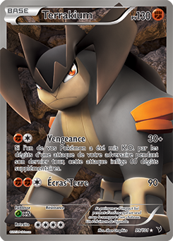 Carte Pokémon Pokémon Full Art Terrakium 99/101 de la série Nobles Victoires