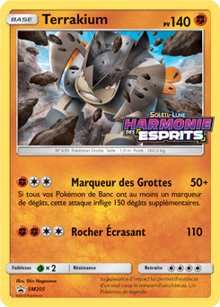 Carte Pokémon Terrakium SM205 de la série Promos Soleil et Lune en vente au meilleur prix