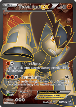 Carte Pokémon Terrakium EX 121/124 de la série Dragons Éxaltés en vente au meilleur prix