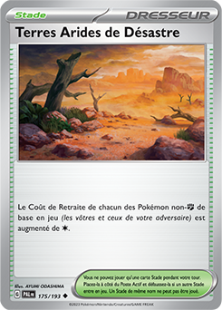 Carte Pokémon Terres Arides de Désastre 175/193 de la série Évolutions à Paldea en vente au meilleur prix