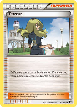 Carte Pokémon Peu commune Terreur 98/122 de la série Rupture Turbo