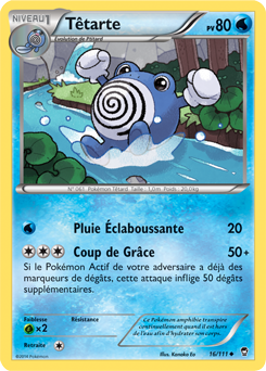 Carte Pokémon Peu commune Têtarte 16/111 de la série Poings Furieux