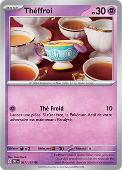Carte Pokémon Communes Théffroi 97/197 de la série Flammes Obsidiennes