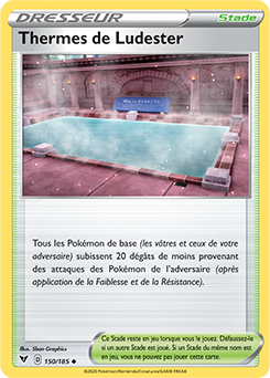 Carte Pokémon Thermes de Ludester 150/185 de la série Voltage Éclatant en vente au meilleur prix