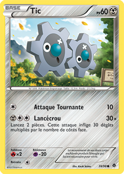 Carte Pokémon Tic 74/98 de la série Pouvoirs Émergents en vente au meilleur prix