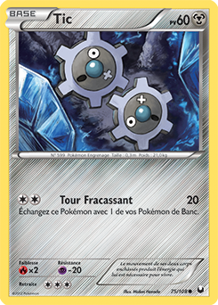 Carte Pokémon Tic 75/108 de la série Explorateurs Obscurs en vente au meilleur prix