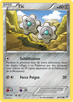 Carte Pokémon Tic 88/135 de la série Tempête Plasma en vente au meilleur prix