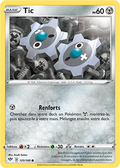 Carte Pokémon Tic 125/189 de la série Ténèbres Embrasées en vente au meilleur prix