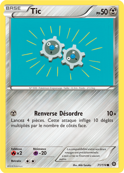 Carte Pokémon Tic 71/114 de la série Offensive Vapeur en vente au meilleur prix