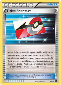 Carte Pokémon Ticket Prioritaire 19/20 de la série Coffre des Dragons en vente au meilleur prix