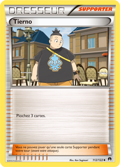 Carte Pokémon Tierno 112/122 de la série Rupture Turbo en vente au meilleur prix